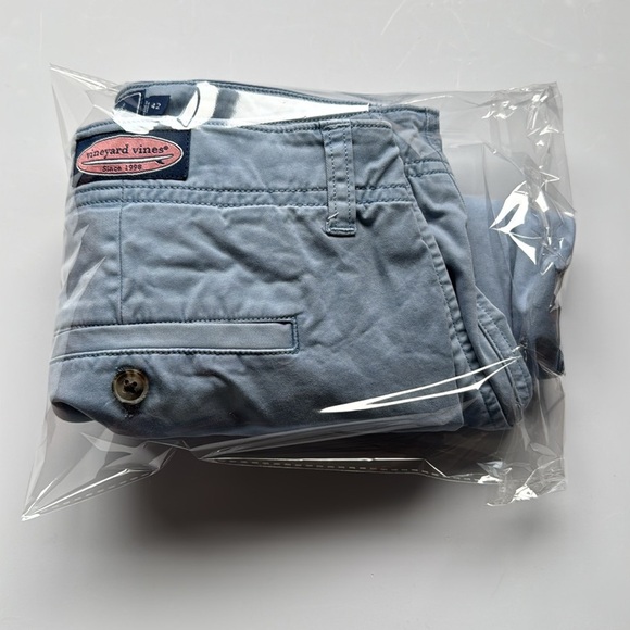 Vineyard Vines Blue Flat Front Shorts - Picture 6 of 6